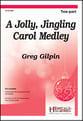 A Jolly, Jingling Carol Medley Two-Part choral sheet music cover